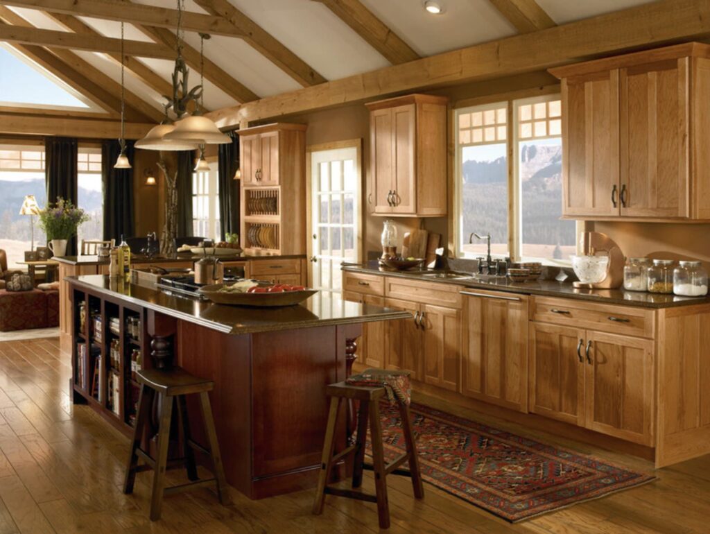 Kraftmaid Rustic Kitchen Remodel