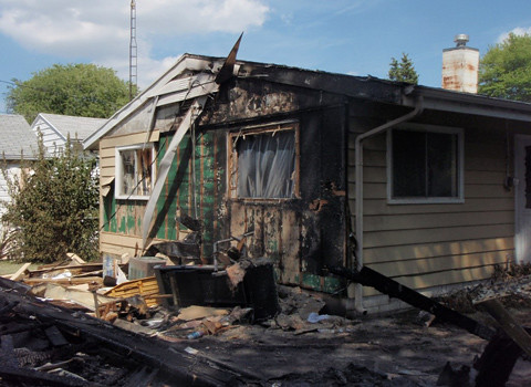 fire damage restoration