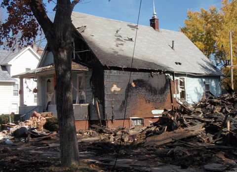 fire damage restoration